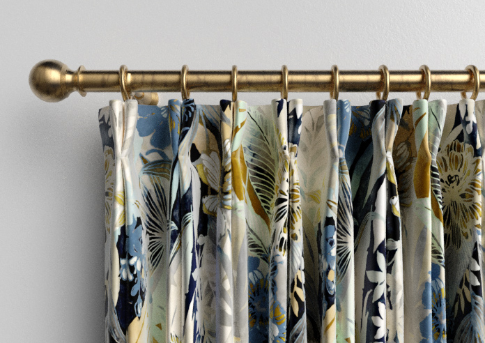 Bali, Navy - Made to Measure Curtains - Image 10